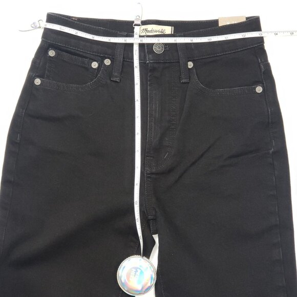 Madewell Perfect Vintage Flare Jean Women's Size 24 in Sherborn Wash Black NF379 - Picture 8 of 16